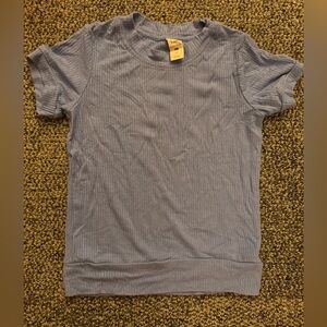 Kate Quinn 4T blue shirt and shorts set